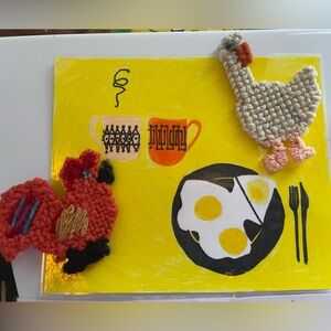 Farm Magnets (goose and chicken)